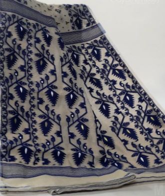 JAMDANI COTTON (WITH OUT BLOUSE)-VC169