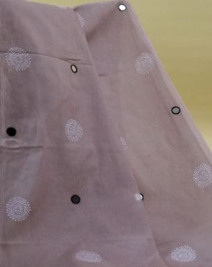 PURE MULMUL COTTON BIG MIRROR WORK-VC176