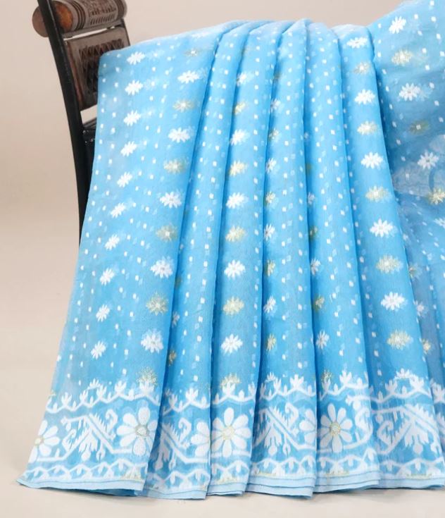 JAMDANI COTTON (WITH OUT BLOUSE)-VC170